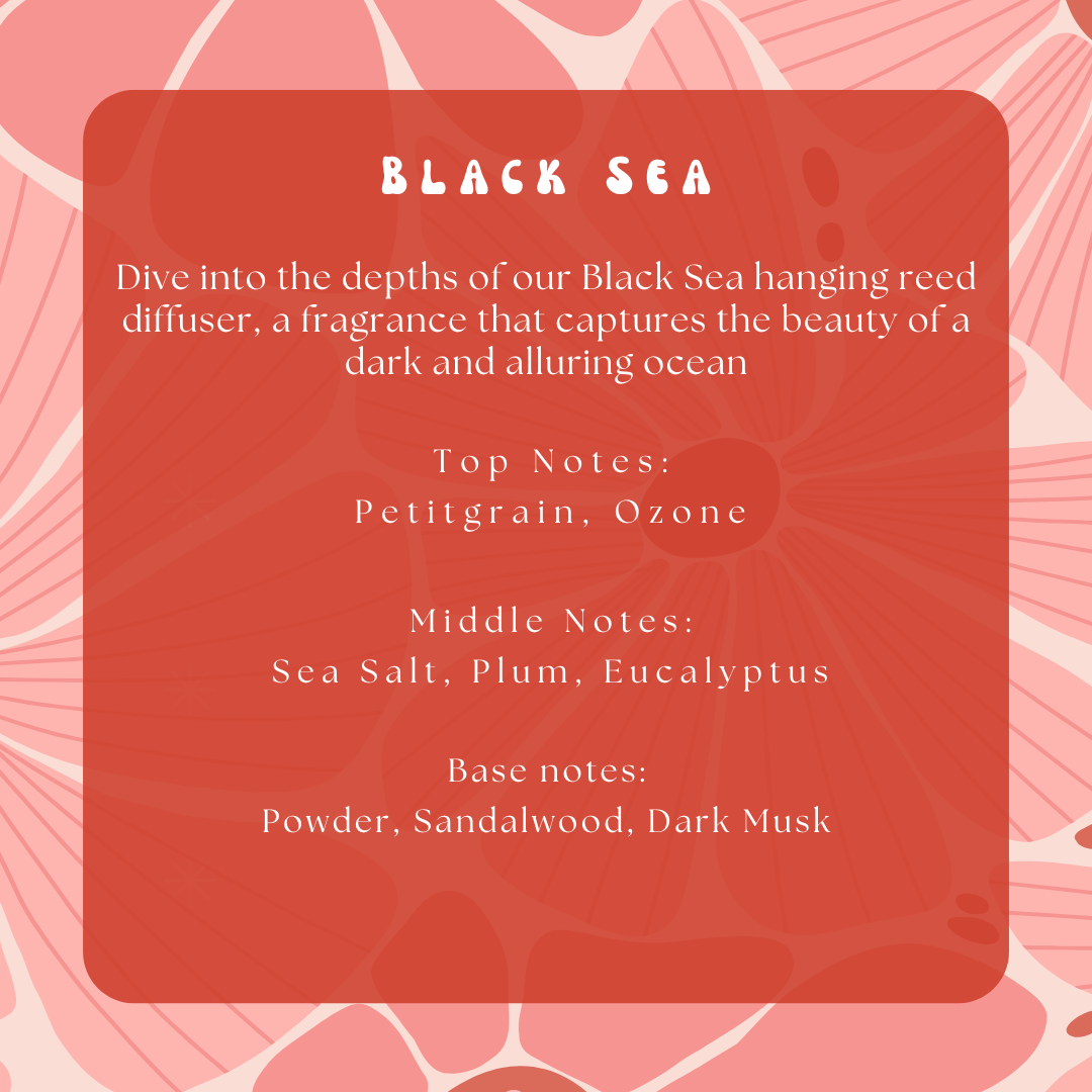 Black Sea Hanging Reed DiffuserWebster Wax Company