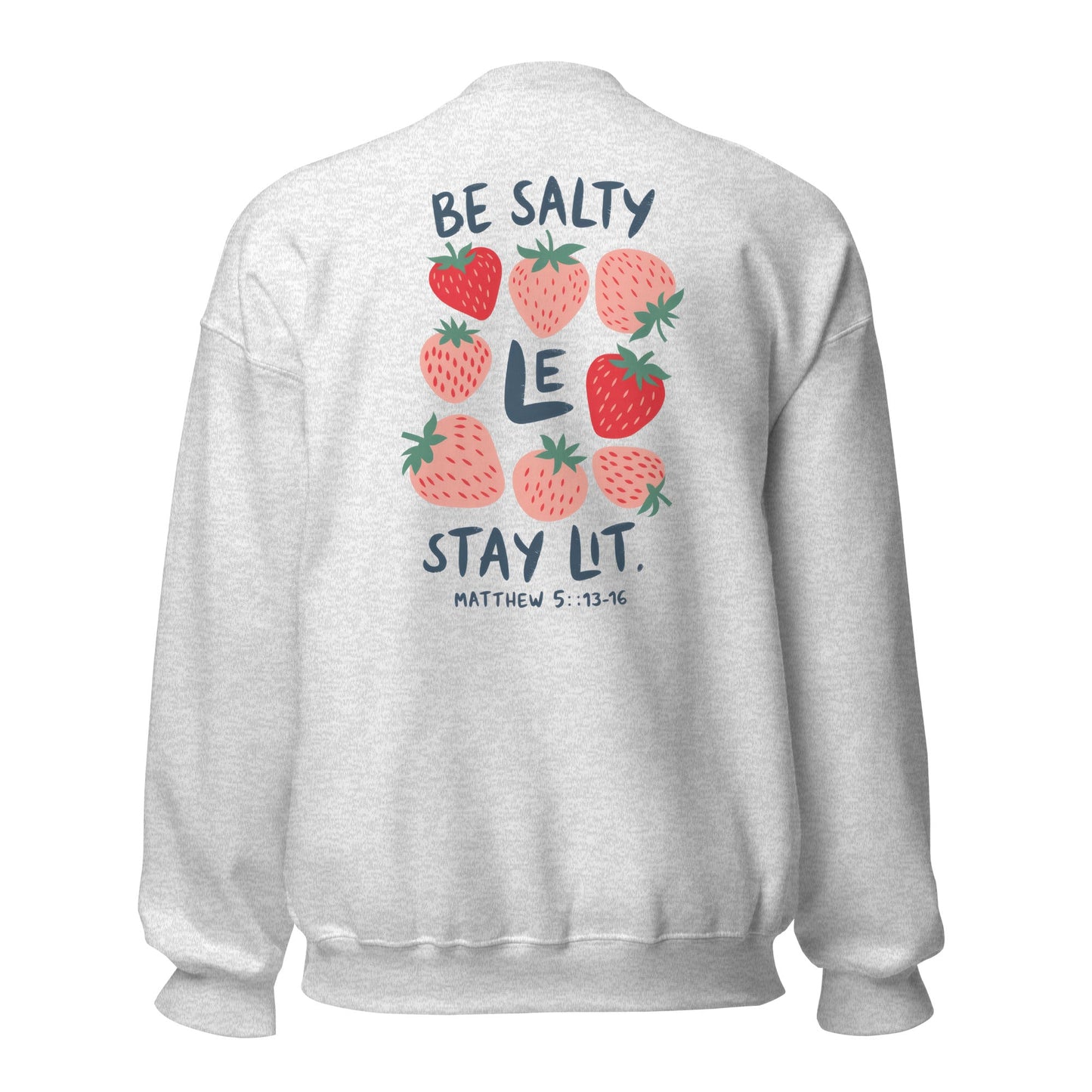Jesus is my Jam/Be Salty Stay Lit CrewneckT - SHIRTHello Bella LLC