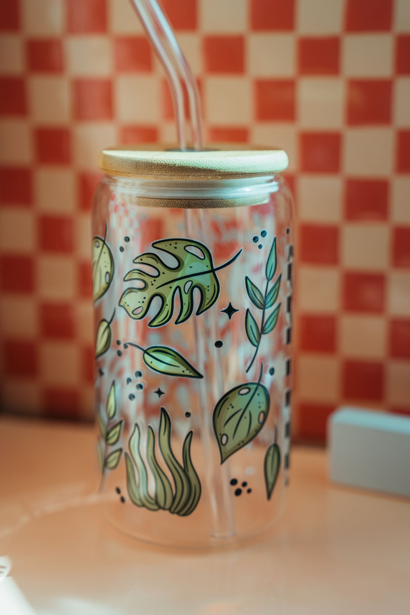 More Plants Less People Glass CupWebster Wax Company