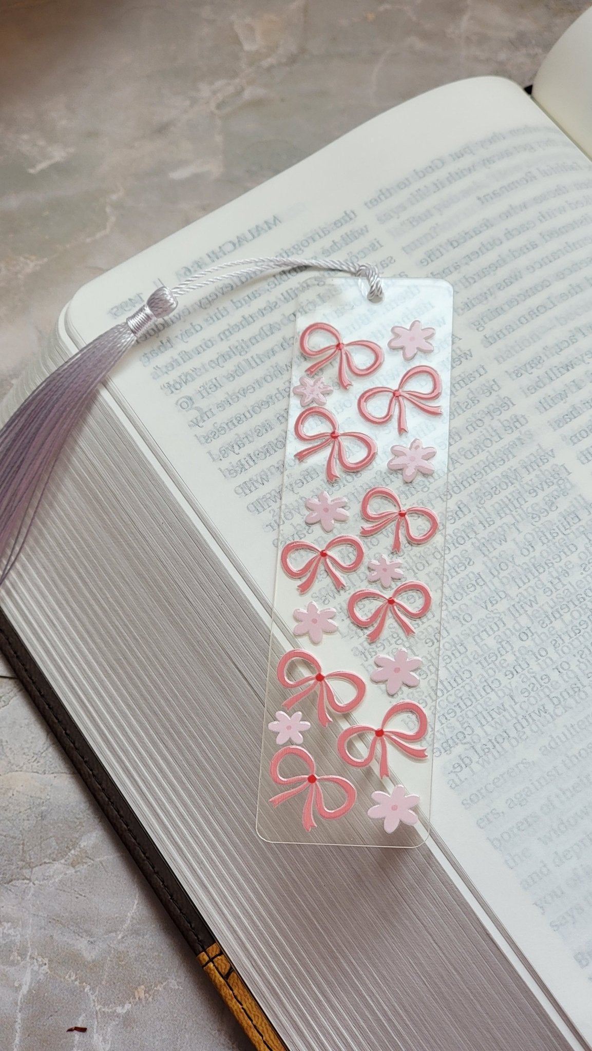 Pink Bow BookmarksWebster Wax Company