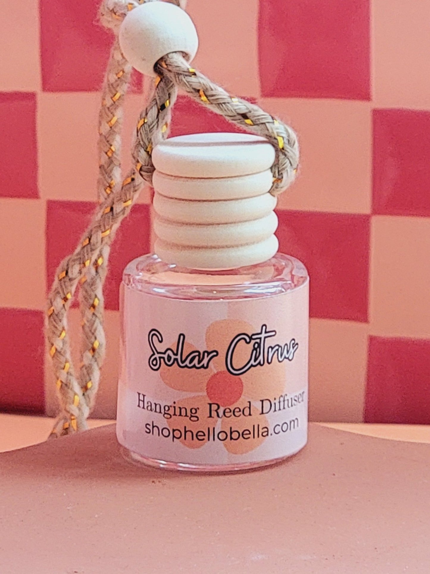 Solar Citrus Hanging Car DiffuserWebster Wax Company