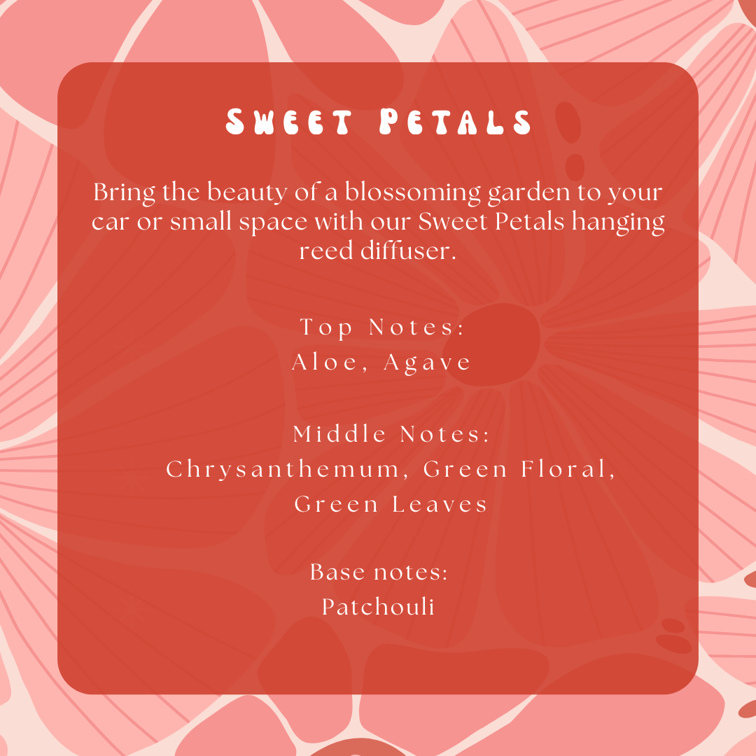 Sweet Petals Hanging Reed DiffuserWebster Wax Company