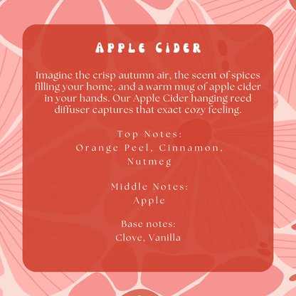 Apple Cider Hanging Reed DiffuserWebster Wax Company