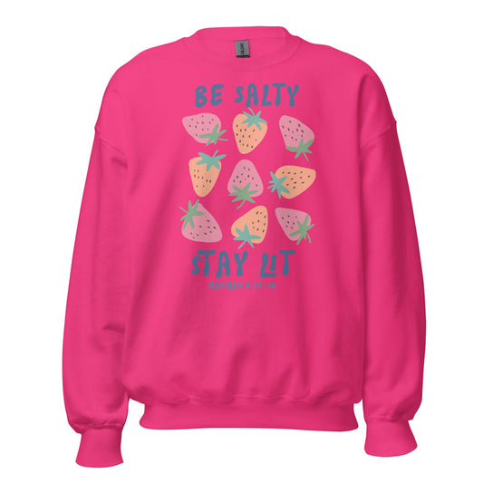 Be Salty Stay Lit CrewneckT - SHIRTHello Bella LLC