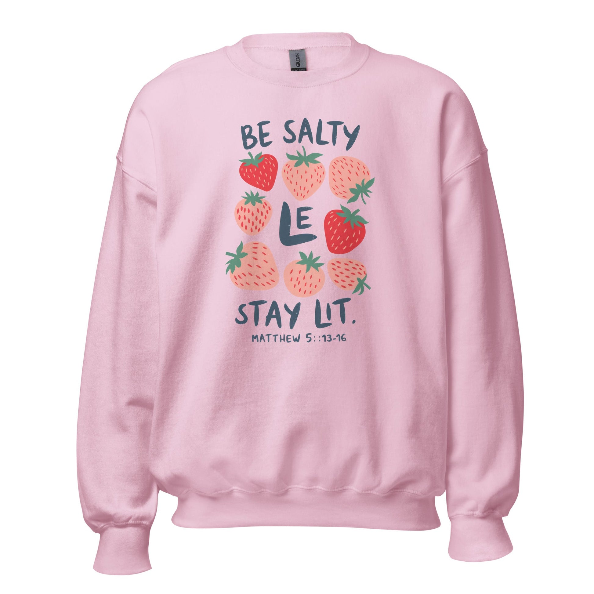 Be Salty Stay Lit/The Way The Truth The Life CrewneckT - SHIRTHello Bella LLC