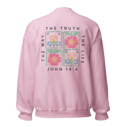 Be Salty Stay Lit/The Way The Truth The Life CrewneckT - SHIRTHello Bella LLC