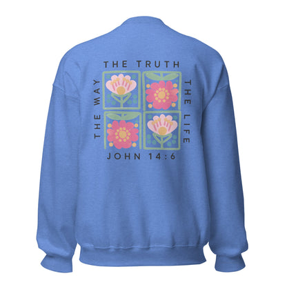 Be Salty Stay Lit/The Way The Truth The Life CrewneckT - SHIRTHello Bella LLC