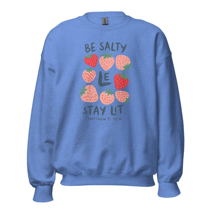Be Salty Stay Lit/The Way The Truth The Life CrewneckT - SHIRTHello Bella LLC