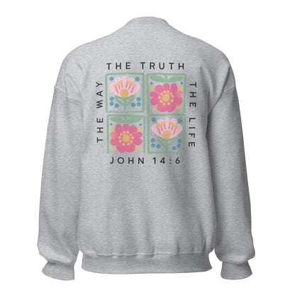 Be Salty Stay Lit/The Way The Truth The Life CrewneckT - SHIRTHello Bella LLC