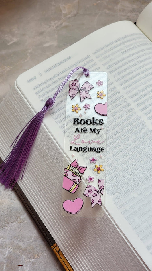 Books Are My Love Language BookmarkWebster Wax Company