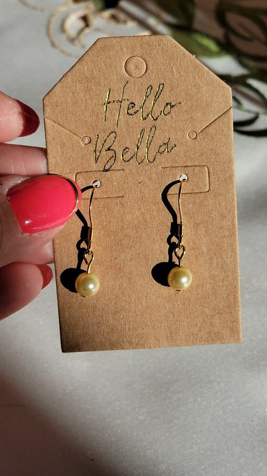 Constant Grace Earrings: 18k Gold Plated Stainless Steel EarringsHello Bella LLC