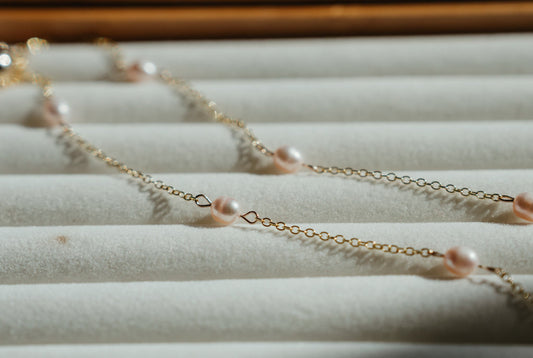 Dainty Gold & Pearl Layering Necklace (backordered 3 - 5 days)Webster Wax Company