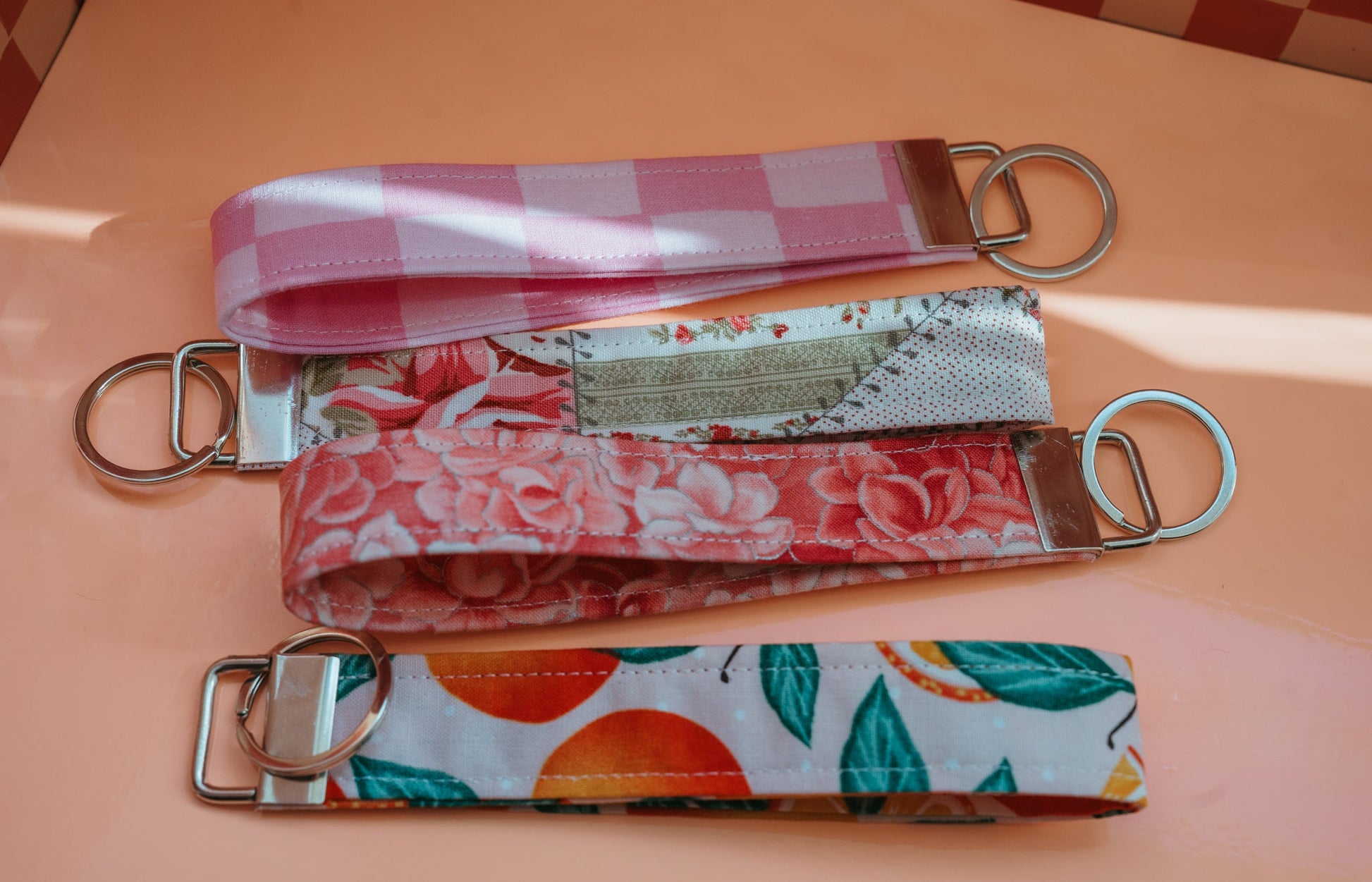 Flower Quilt Wrist LanyardWebster Wax Company