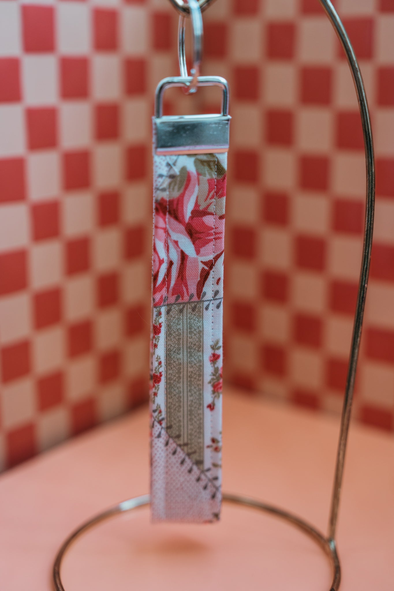 Flower Quilt Wrist LanyardWebster Wax Company