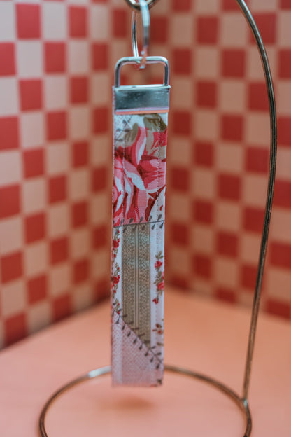 Flower Quilt Wrist LanyardWebster Wax Company