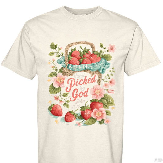Handpicked By God Short Sleeve T-ShirtWebster Wax Company