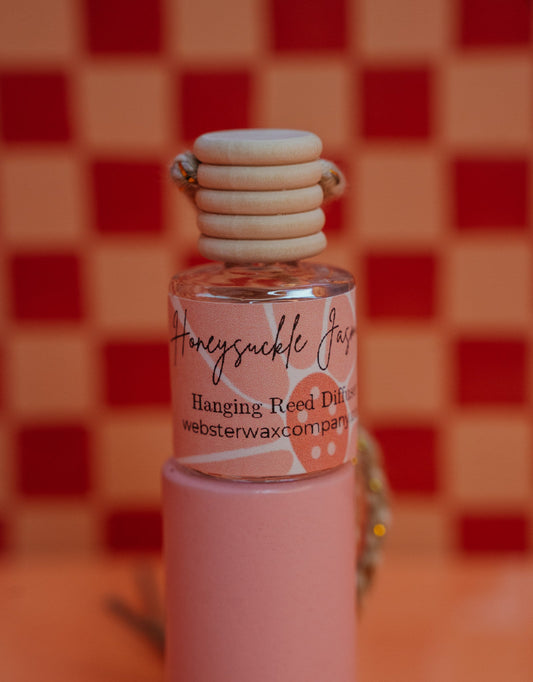 Honeysuckle Jasmine Hanging Car DiffuserWebster Wax Company