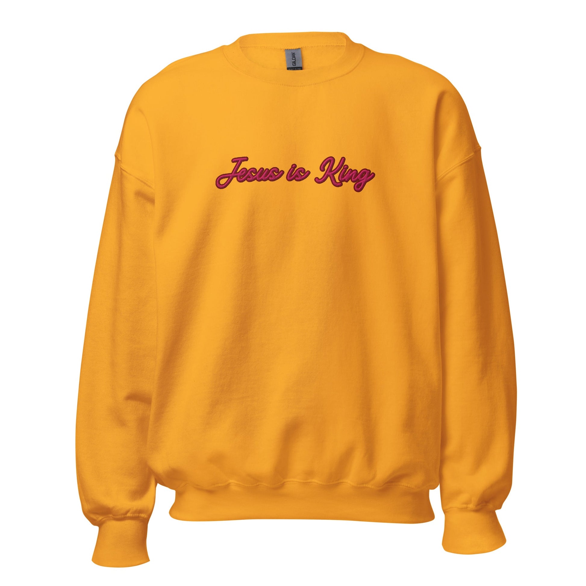 Jesus is King Maroon CrewneckT - SHIRTHello Bella LLC