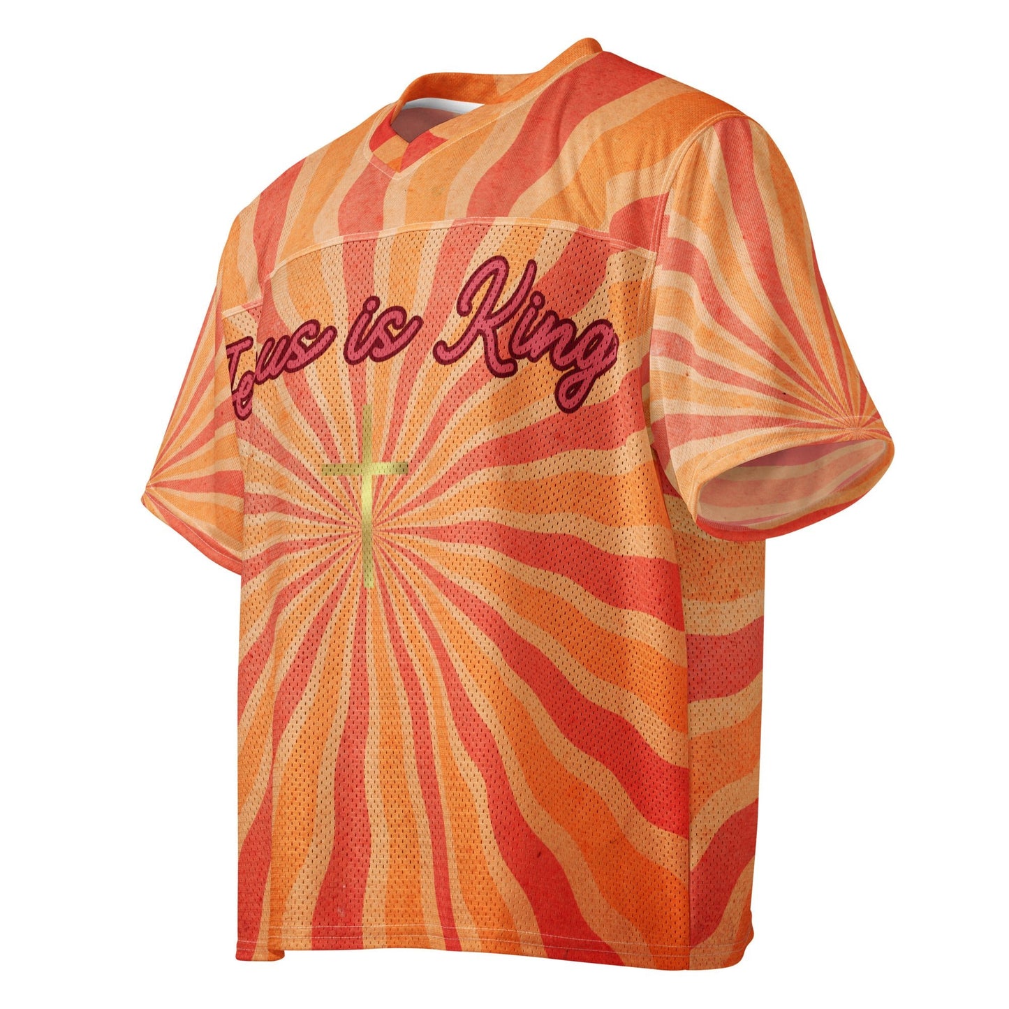 Jesus is King/Be Salty Stay Lit Boxy football jerseyCUT - SEWHello Bella LLC