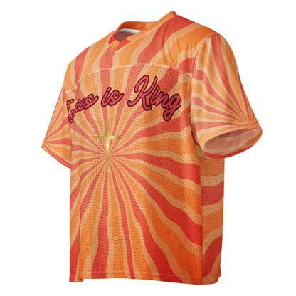 Jesus is King/Be Salty Stay Lit Boxy football jerseyCUT - SEWHello Bella LLC