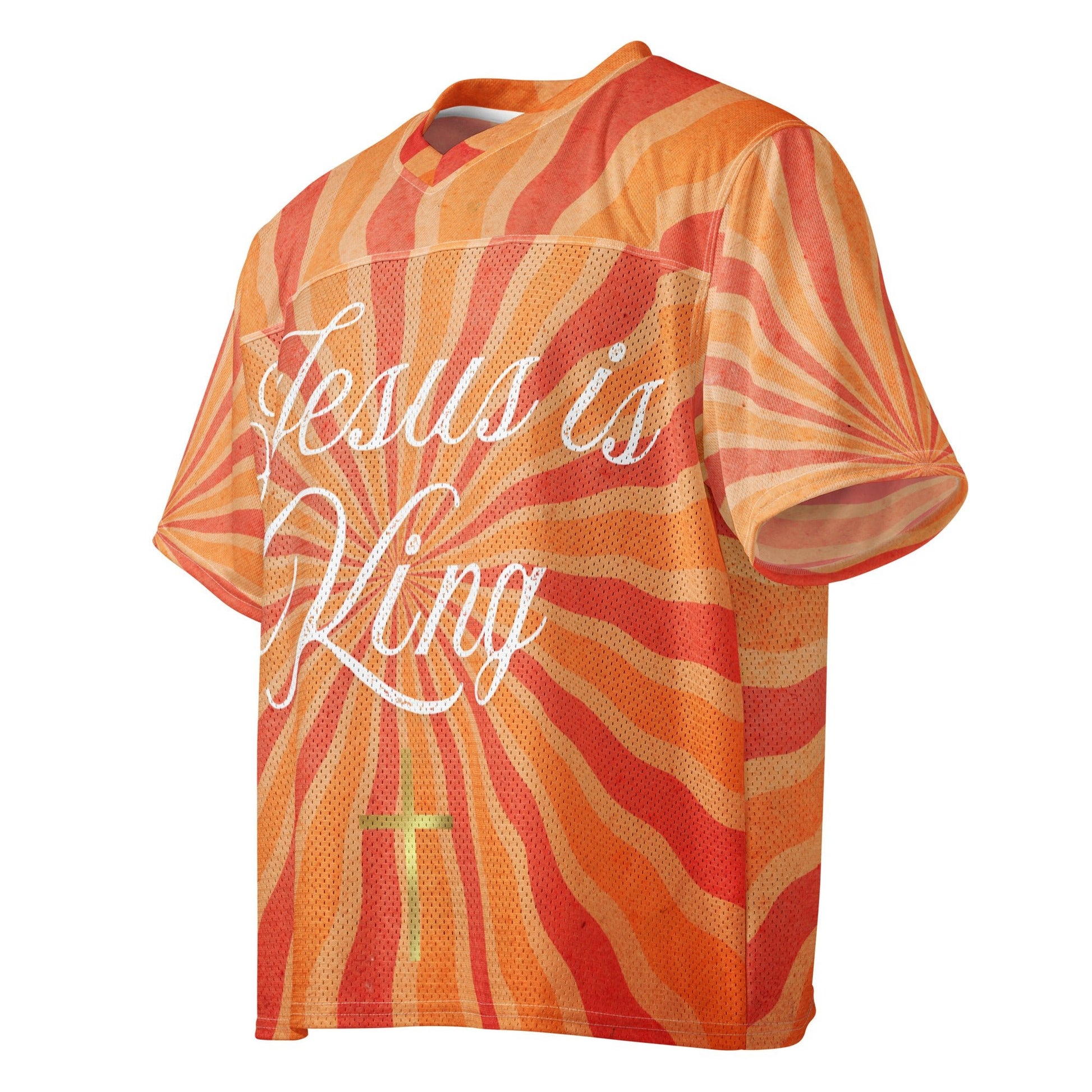 Jesus is King/Trust God's Plan Boxy football jerseyCUT - SEWHello Bella LLC