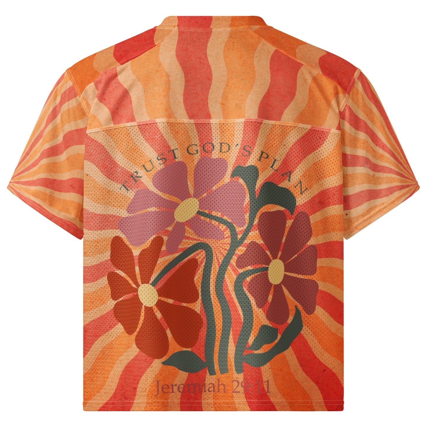 Jesus is King/Trust God's Plan Boxy football jerseyCUT - SEWHello Bella LLC