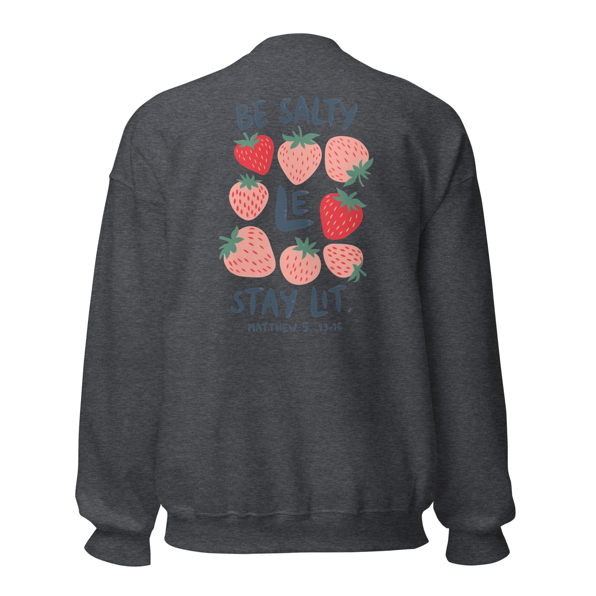 Jesus is My Jam/ Be Salty Stay Lit Crewneck (light)T - SHIRTHello Bella LLC