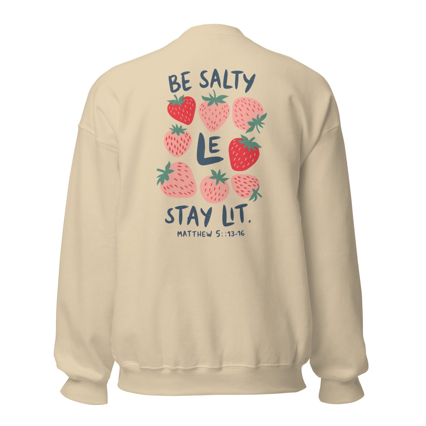 Jesus is my Jam/Be Salty Stay Lit CrewneckT - SHIRTHello Bella LLC