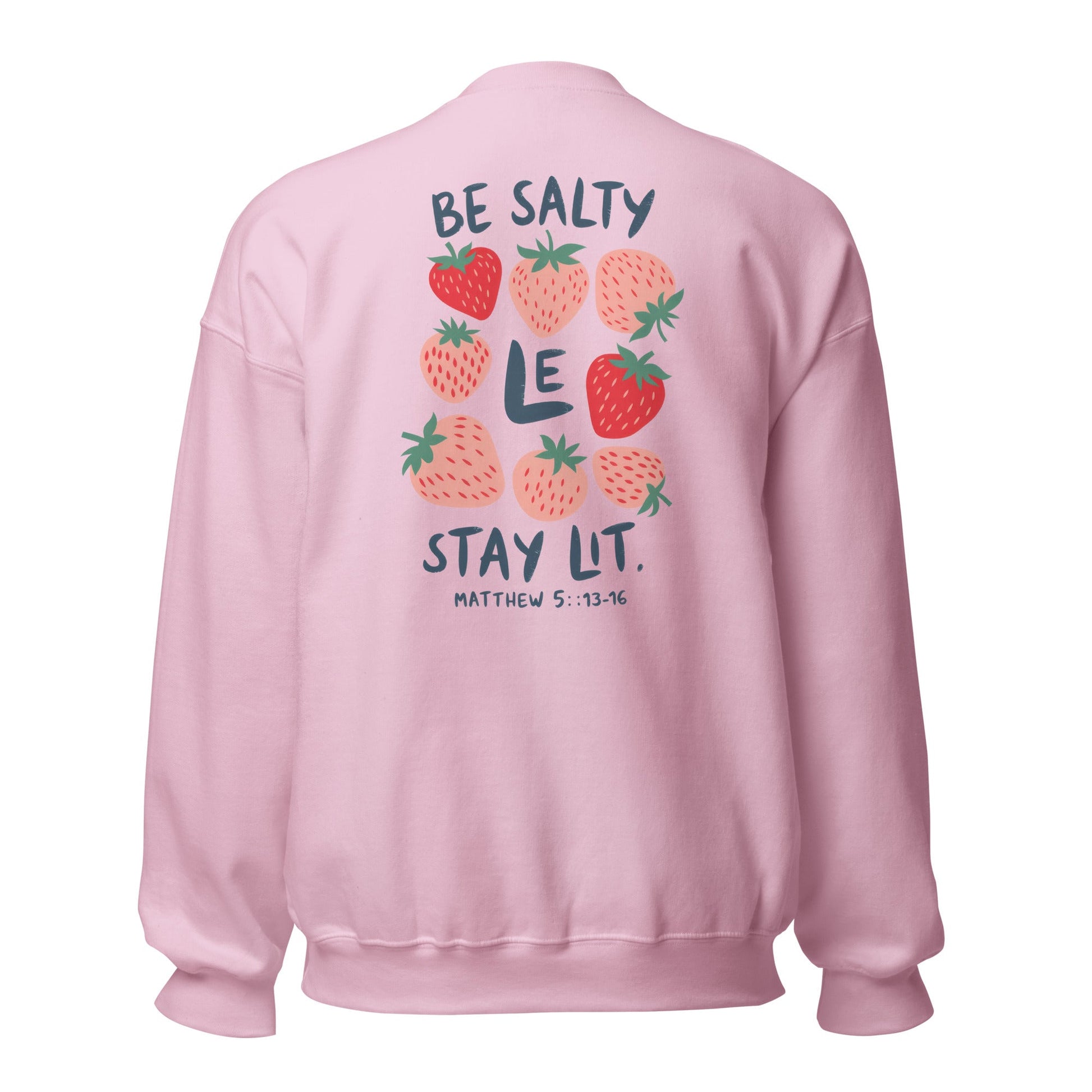 Jesus is my Jam/Be Salty Stay Lit CrewneckT - SHIRTHello Bella LLC