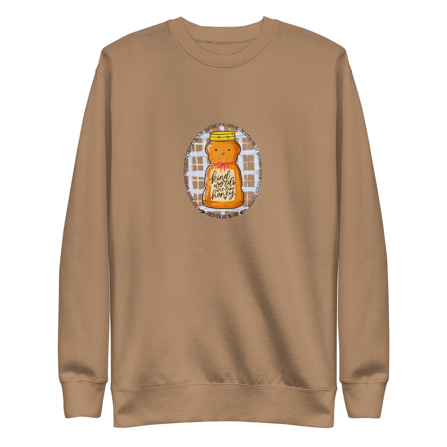 Kind Words Are Like Honey CrewneckHello Bella LLC