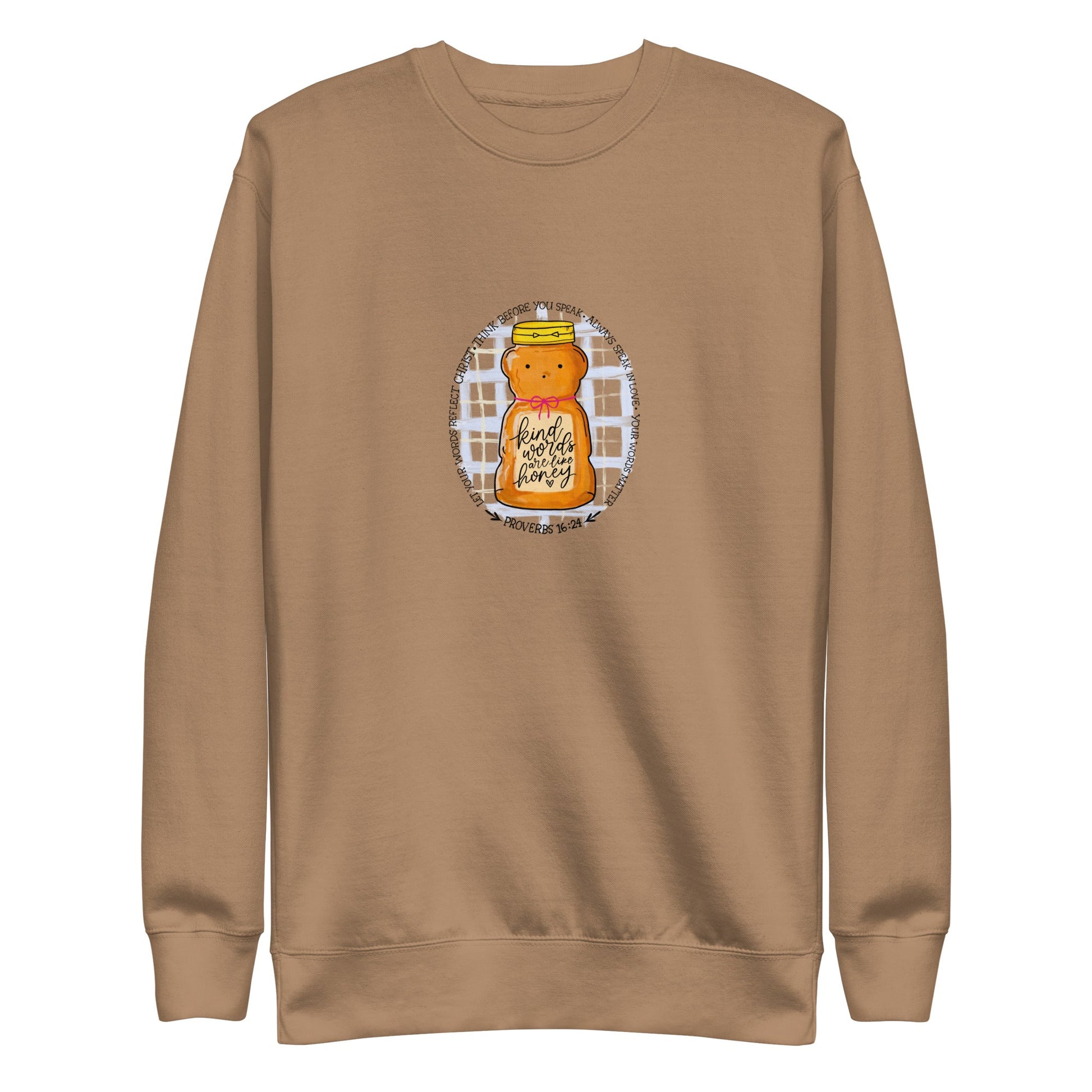 Kind Words Are Like Honey CrewneckHello Bella LLC