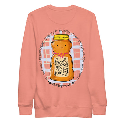 Kind Words Are Like Honey CrewneckHello Bella LLC
