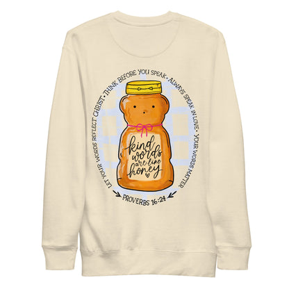 Kind Words Are Like Honey CrewneckHello Bella LLC
