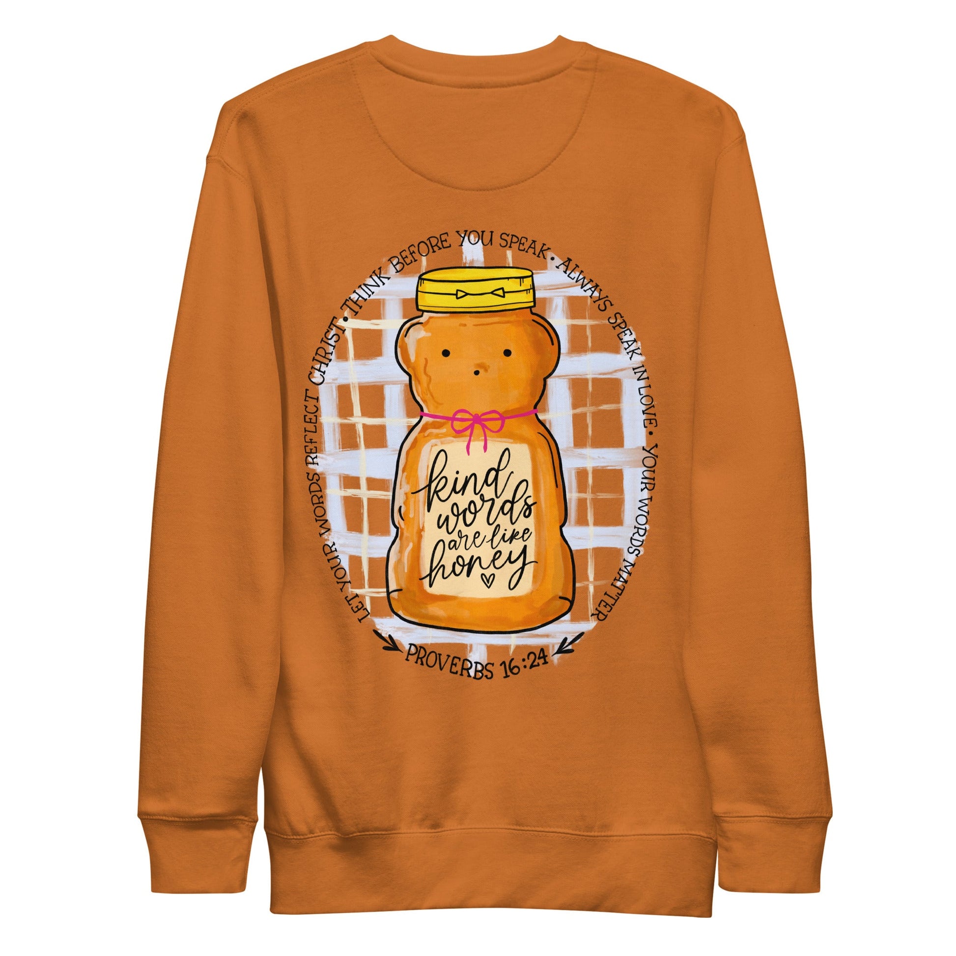 Kind Words Are Like Honey CrewneckHello Bella LLC