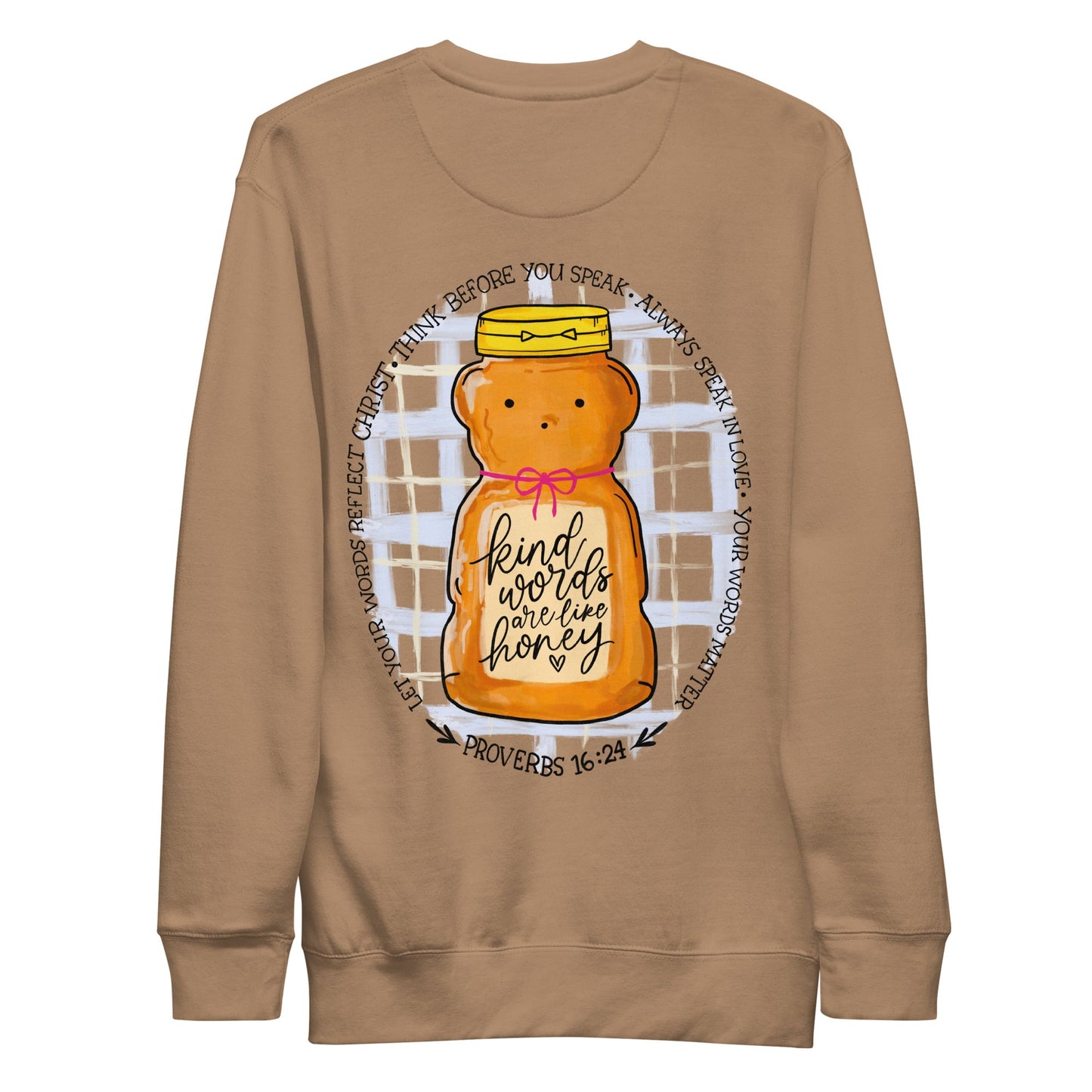Kind Words Are Like Honey CrewneckHello Bella LLC