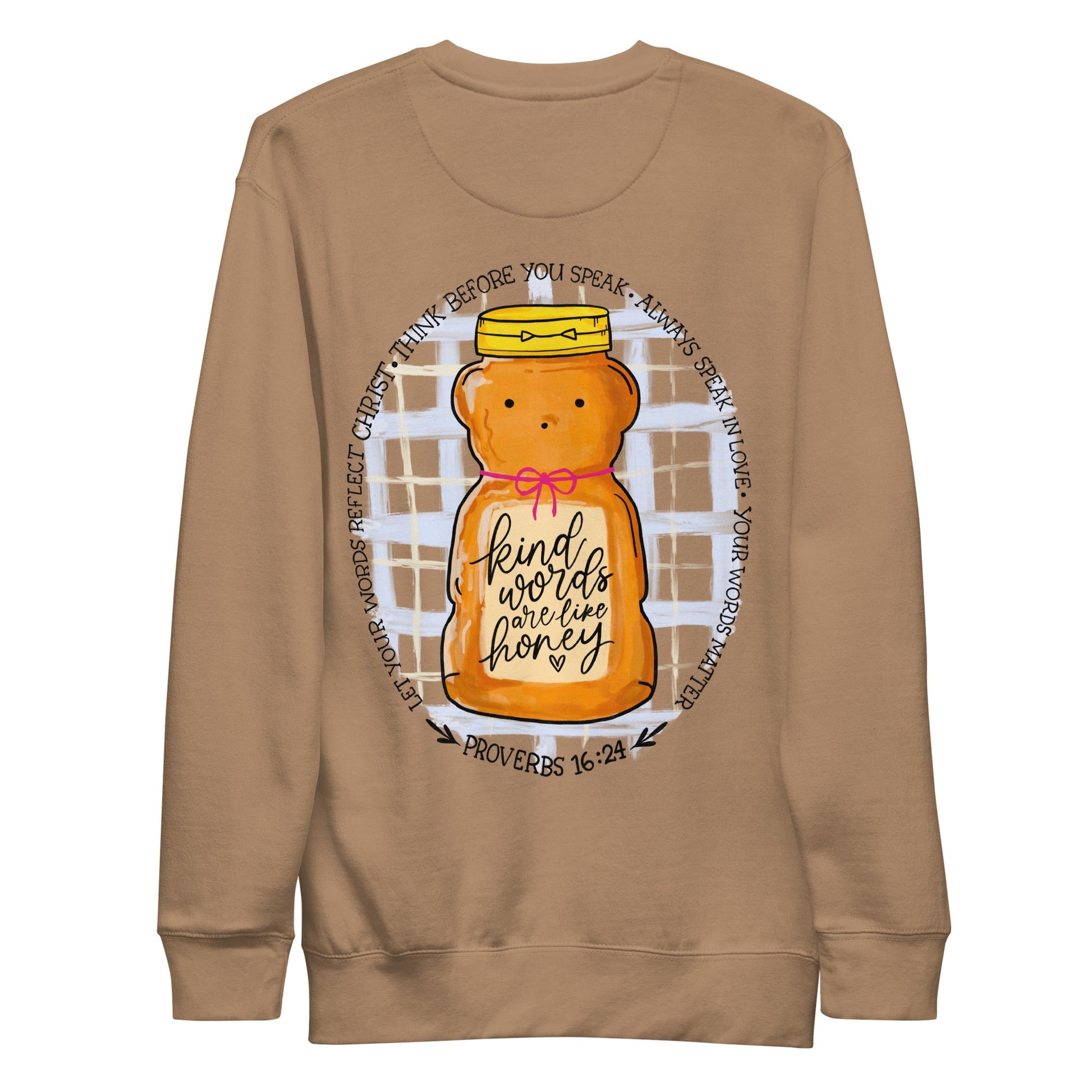 Kind Words Are Like Honey CrewneckHello Bella LLC