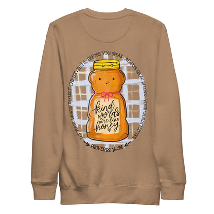 Kind Words Are Like Honey CrewneckHello Bella LLC