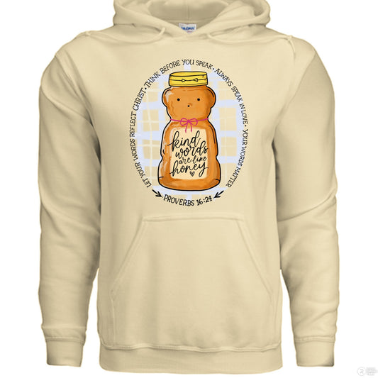 Kind Words Are Like Honey Soft HoodieWebster Wax Company