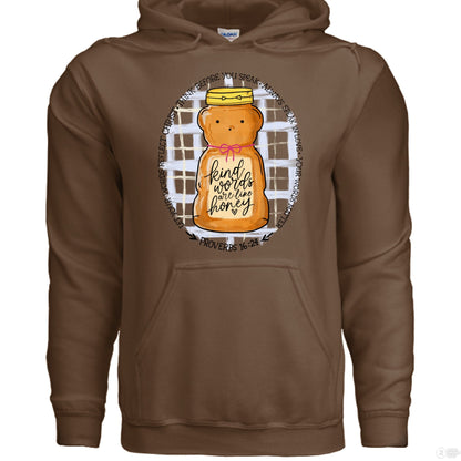 Kind Words Are Like Honey Soft HoodieWebster Wax Company