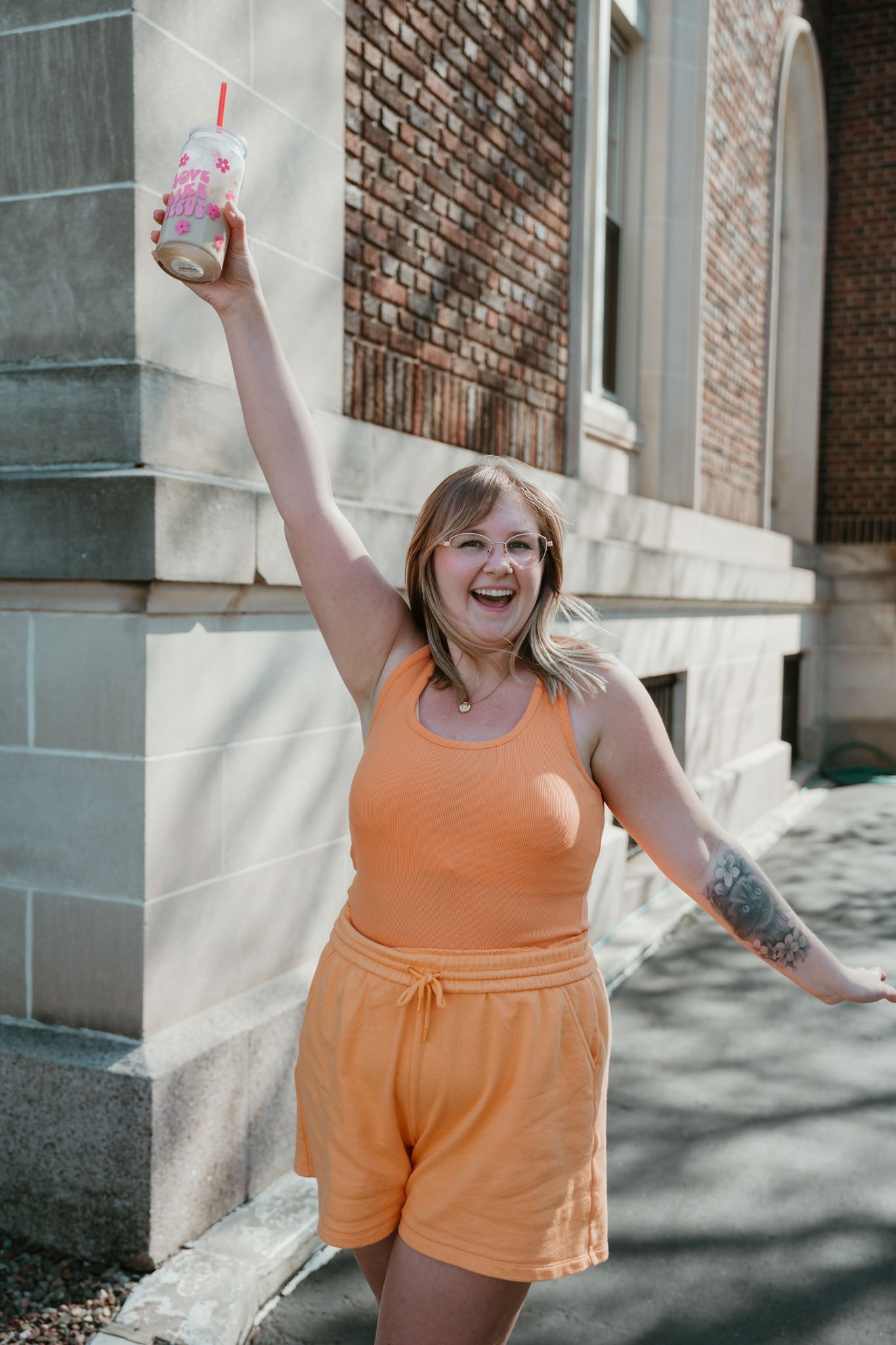 Love Like Jesus Glass CupWebster Wax Company