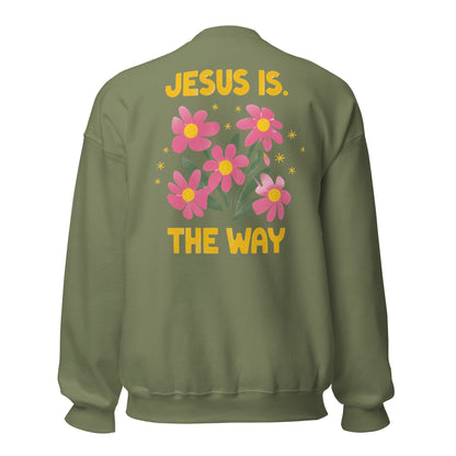 Make Heaven Crowded/Jesus is The Way CrewneckT - SHIRTHello Bella LLC