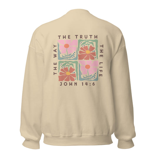Make Heaven Crowded/The Way The Truth The Life CrewneckT - SHIRTHello Bella LLC