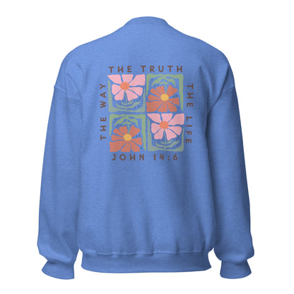 Make Heaven Crowded/The Way The Truth The Life CrewneckT - SHIRTHello Bella LLC