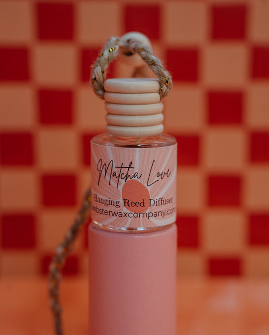 Matcha Love Hanging Car DiffuserWebster Wax Company