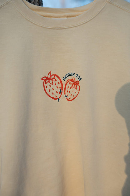 Matthew 7:16 By Their Fruit CrewneckWebster Wax Company