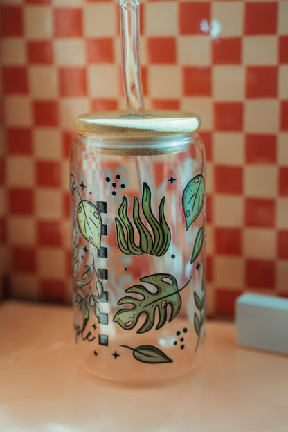 More Plants Less People Glass CupWebster Wax Company