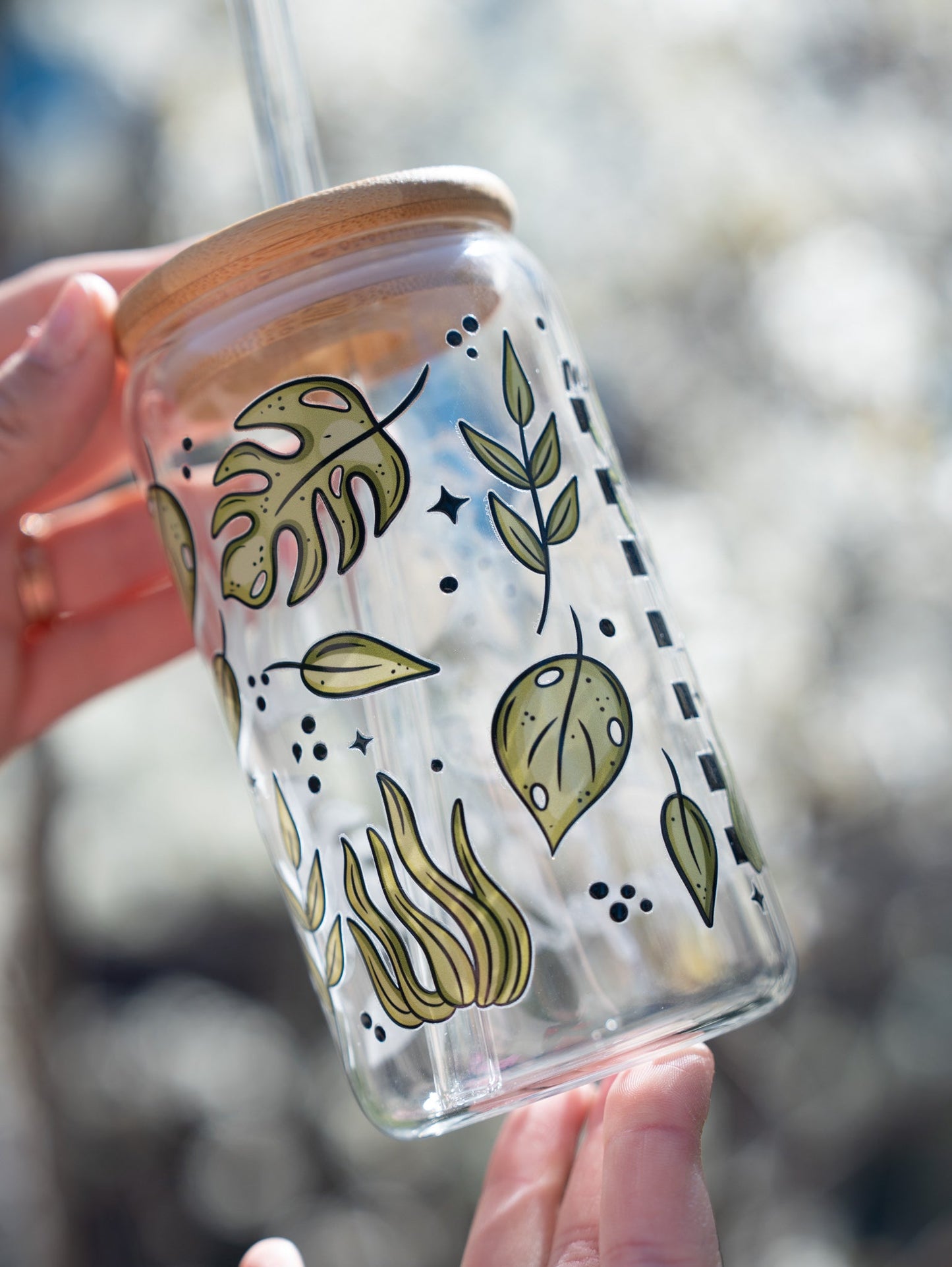 More Plants Less People Glass CupWebster Wax Company