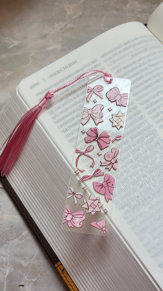 Pink Bow BookmarksWebster Wax Company