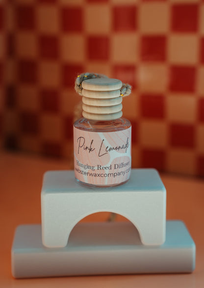 Pink Lemonade Hanging Car DiffuserWebster Wax Company
