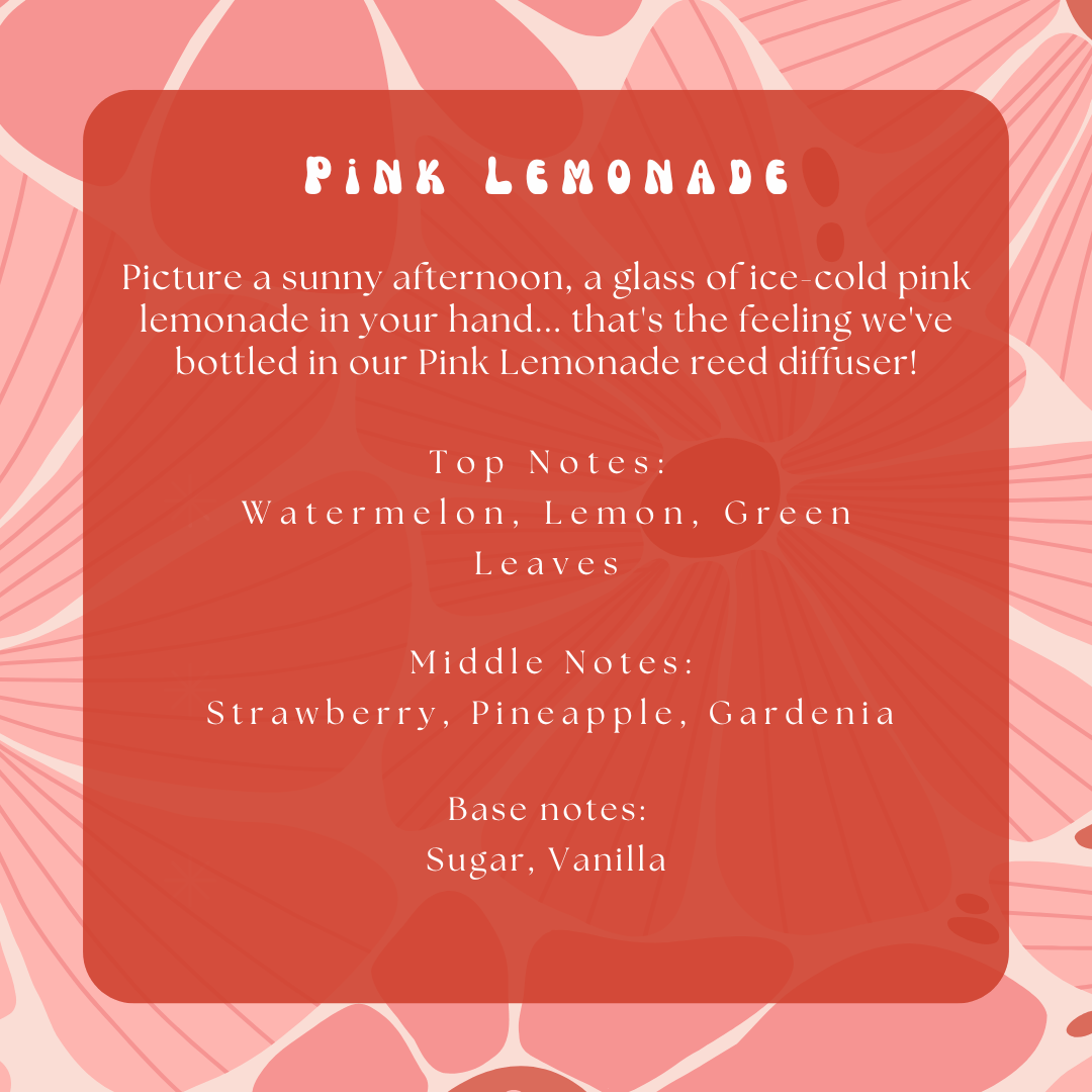 Pink Lemonade Hanging Reed DiffuserWebster Wax Company